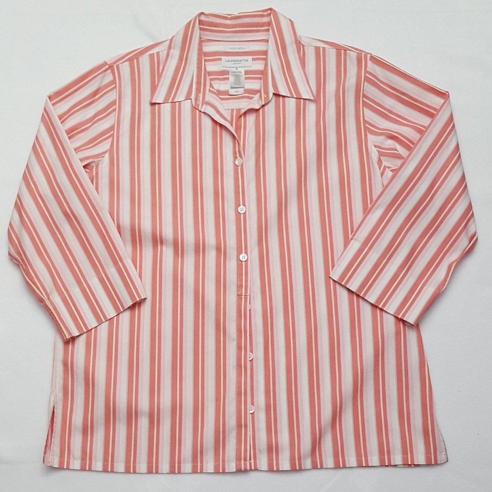Liz Claiborne Non-Iron Button Down Blouse